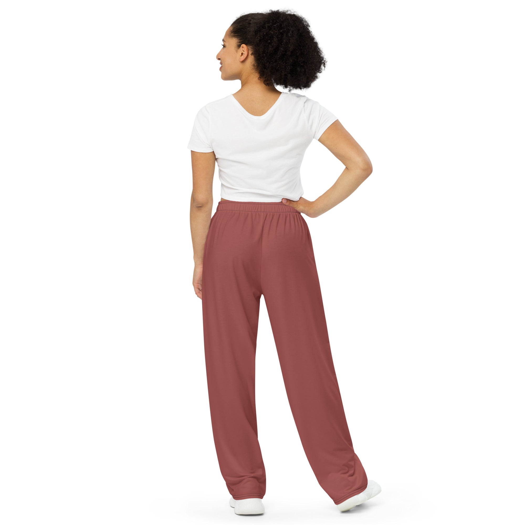 Terracotta Wide Leg Lounge Pants
